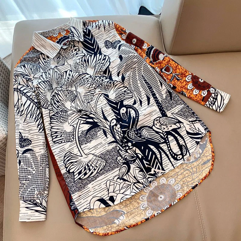 Women cotton blouse Long Sleeve Stand Collar flower Lacework Slim Shirt Tops 2019 Autumn Women's Runway Shirts Blouses Femme
Women cotton blouse Long Sleeve Stand Collar flower Lacework Slim Shirt Tops 2019 Autumn Women's Runway Shirts Blouses Femme