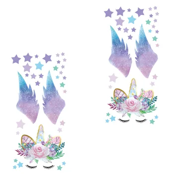 2 Sheets Unicorn Star Flower Wing Wall Stickers Kids Room Decorative Sticker
2 Sheets Unicorn Star Flower Wing Wall Stickers Kids Room Decorative Sticker