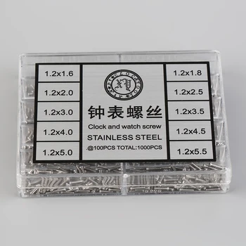 1000Pcs/set Tiny Assortment For Clock Watch Eye Glasses Screws Repair Kit Tool watch for parts Repair Kit Tools Kit
1000Pcs/set Tiny Assortment For Clock Watch Eye Glasses Screws Repair Kit Tool watch for parts Repair Kit Tools Kit