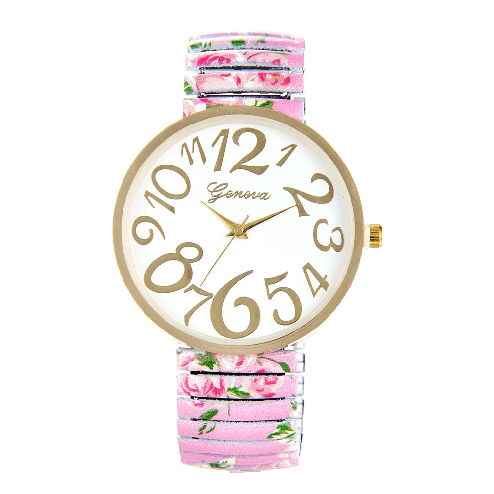 Export New Style Watch Geneva Elastic Band Large with Numbers Watch Rose Printed WOMEN'S Watch Gd1025
Export New Style Watch Geneva Elastic Band Large with Numbers Watch Rose Printed WOMEN'S Watch Gd1025