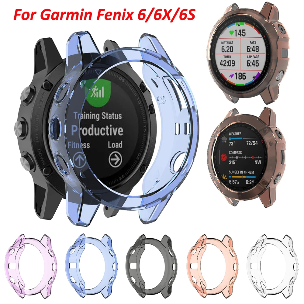 Protective case Soft Crystal Clear TPU Protector for Garmin Fenix 6X 6S 6 Pro Smartwatch accessories cover case shell anti shock
Protective case Soft Crystal Clear TPU Protector for Garmin Fenix 6X 6S 6 Pro Smartwatch accessories cover case shell anti shock