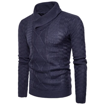 Hot Sale 2020 New Fashion Mens Long Sleeve Pullovers Casual Sweaters Male Coarse Wool Heap Collar Solid Sweater Black Deep Gray
Hot Sale 2020 New Fashion Mens Long Sleeve Pullovers Casual Sweaters Male Coarse Wool Heap Collar Solid Sweater Black Deep Gray