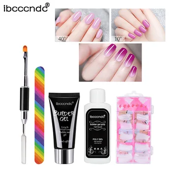 IBCCCNDC Poly Gel Varnish Set Nail Polish Polygel Kit Quick Builder Extension Hard Gel Camouflage UV LED lacquer Brush Nail Tips
IBCCCNDC Poly Gel Varnish Set Nail Polish Polygel Kit Quick Builder Extension Hard Gel Camouflage UV LED lacquer Brush Nail Tips