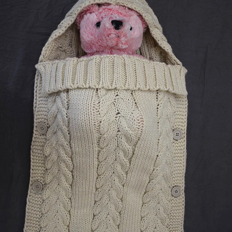 Autumn Envelope for Newborn Baby Sleeping Bags Winter Warm Infant Stroller Sleep Sack Cable Knitted Toddler Outdoor Swaddle Wrap
Autumn Envelope for Newborn Baby Sleeping Bags Winter Warm Infant Stroller Sleep Sack Cable Knitted Toddler Outdoor Swaddle Wrap