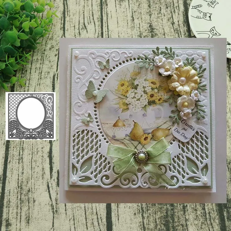 Christmas Frame background Metal Cutting Dies For Card Making Scrapbooking Album Decor Paper Embossing Craft New 2019
Christmas Frame background Metal Cutting Dies For Card Making Scrapbooking Album Decor Paper Embossing Craft New 2019