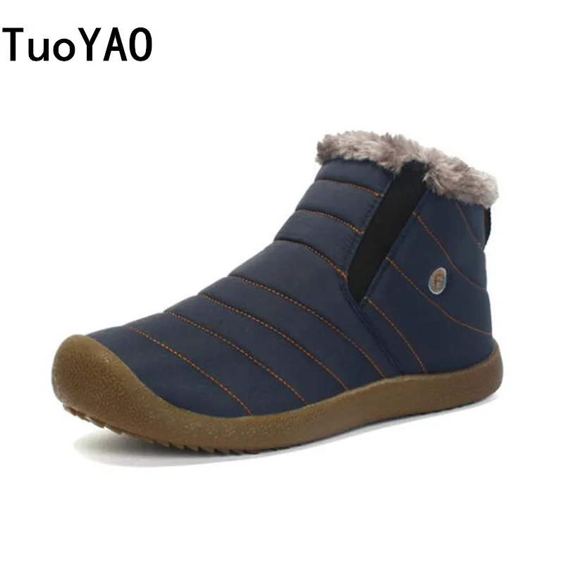 TuoYAO Warm Fur Men Boots 35-48 Big Size Men Snow Boots Winter Ankle Botas Plush Hombre Outdoor Rubber Lovers Casual Trainers
TuoYAO Warm Fur Men Boots 35-48 Big Size Men Snow Boots Winter Ankle Botas Plush Hombre Outdoor Rubber Lovers Casual Trainers