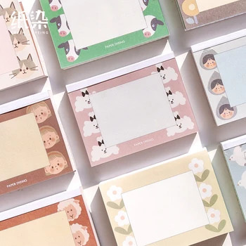 6 Designs Kawaii Fresh Cute Cartoon Memo Pads Sticky Notes Notepad Diary Creative Self-Stick Notes Memo Pad ZR0360
6 Designs Kawaii Fresh Cute Cartoon Memo Pads Sticky Notes Notepad Diary Creative Self-Stick Notes Memo Pad ZR0360