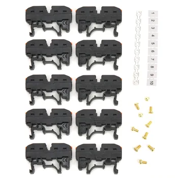 10PCS 11 ~ 28AWG PCT-211 Rail-Type Universal Wire Connector Terminal Block With Hole
10PCS 11 ~ 28AWG PCT-211 Rail-Type Universal Wire Connector Terminal Block With Hole