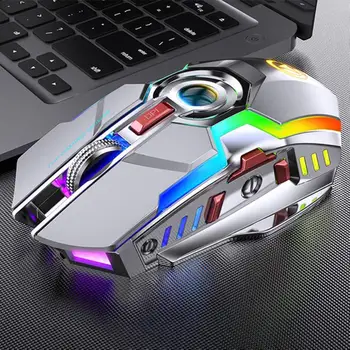 Wireless Gaming Mouse Rechargeable Silent LED Backlit Mice USB Optical Ergonomic 7 Keys 1600 DPI LED Backlit
Wireless Gaming Mouse Rechargeable Silent LED Backlit Mice USB Optical Ergonomic 7 Keys 1600 DPI LED Backlit