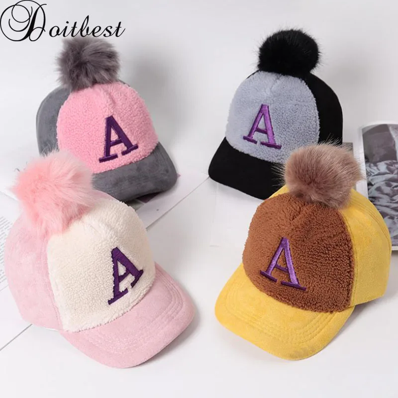 Doitbest 3 to 8 Years autumn Child Baseball Cap Hip Hop winter embroidery A kids velvet Hat Boys Girls Caps snapback hats
Doitbest 3 to 8 Years autumn Child Baseball Cap Hip Hop winter embroidery A kids velvet Hat Boys Girls Caps snapback hats
