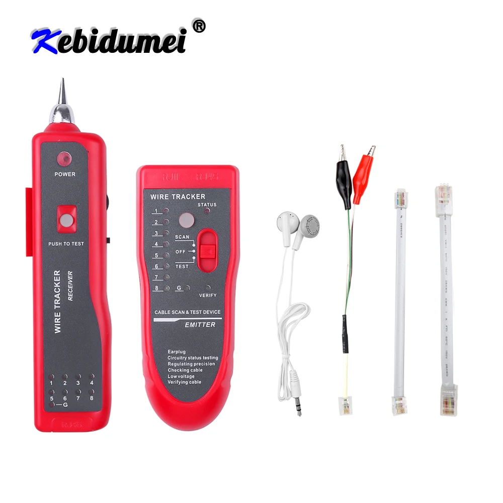 Тестер для поиска телефонных проводов RJ11 RJ45 Cat5 Cat6 |