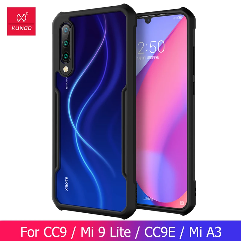 Чехол для Xiaomi Redmi CC9 CC9E Mi9 Lite A3 чехол телефона Xundd прозрачный деловой Модный бампер