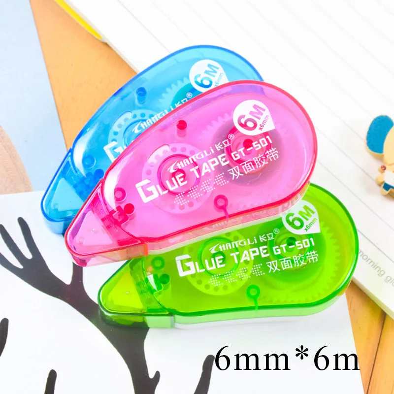 6m*6mm Cute Transparent Dot Glue Tape Decorative Adhesive Double Sided Tape For Scrapbooking DIY Albums School Office Supplies
6m*6mm Cute Transparent Dot Glue Tape Decorative Adhesive Double Sided Tape For Scrapbooking DIY Albums School Office Supplies