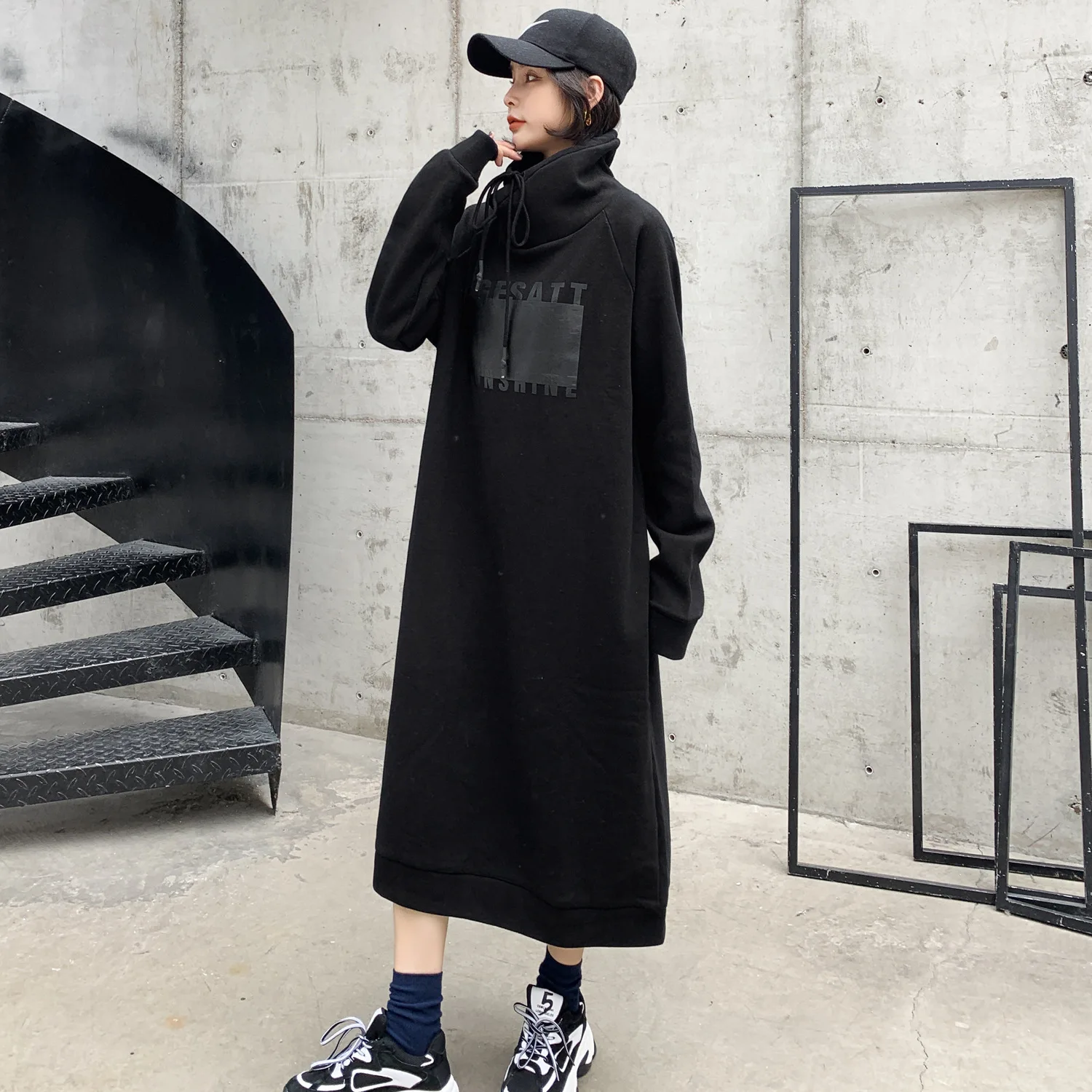 2019 Autumn And Winter New Style BF Style Thick plus Velvet Large Size over-the-Knee Long Hoodie High Collar Coat
2019 Autumn And Winter New Style BF Style Thick plus Velvet Large Size over-the-Knee Long Hoodie High Collar Coat