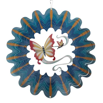 1pc Wind Spinner 3D Metal Wind Chime Piece Hanging Ornament Colorful Wind Chime Decoration
1pc Wind Spinner 3D Metal Wind Chime Piece Hanging Ornament Colorful Wind Chime Decoration