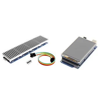 Max7219 4 in 1 Display Microcontroller 5P Line Module & 3.5 Inch TFT LCD Color Display Module 320X480 with Contact Panel
Max7219 4 in 1 Display Microcontroller 5P Line Module & 3.5 Inch TFT LCD Color Display Module 320X480 with Contact Panel