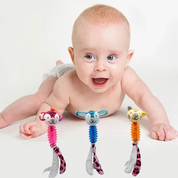 New Baby Infant Hand Holding Teether Toy Plush Soothing Toy Animal Pattern Baby's Gift Grasping Stick New Educational Toy
New Baby Infant Hand Holding Teether Toy Plush Soothing Toy Animal Pattern Baby's Gift Grasping Stick New Educational Toy