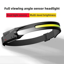 Camping sensor headlight COB LED headlight flashlight USB rechargeable headlight flashlight 5 lighting modes headlight led
Camping sensor headlight COB LED headlight flashlight USB rechargeable headlight flashlight 5 lighting modes headlight led