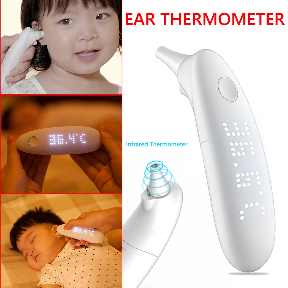 Backlight Display Digital Infrared Thermometer Forehead Body Temperature Meter Infrared Baby Body Thermometer Tool
Backlight Display Digital Infrared Thermometer Forehead Body Temperature Meter Infrared Baby Body Thermometer Tool