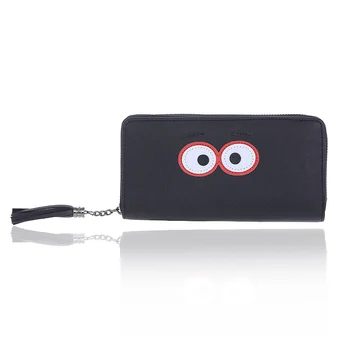 Zipper Coin Purse Cartoon Cute Eyes Design Long Clutch Wallet Pu Leather Credit Card Holders Lady Fashion Tassel Women's Wallets
Zipper Coin Purse Cartoon Cute Eyes Design Long Clutch Wallet Pu Leather Credit Card Holders Lady Fashion Tassel Women's Wallets