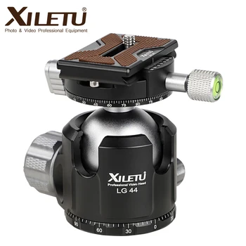 XILETU LG44 Tripod Ball Head panoramic Video Stand Head low Center of Gravity Aluminum Tripod Ballhead Maximum Load Weight 20KG
XILETU LG44 Tripod Ball Head panoramic Video Stand Head low Center of Gravity Aluminum Tripod Ballhead Maximum Load Weight 20KG