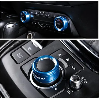 New Aluminum AUX Media Control Air conditioner Cover Ring Trim For Mazda 3 AXELA MAZDA 6 ATENZA CX-3 CX-4 CX-5 CX-9 CAR STYING
New Aluminum AUX Media Control Air conditioner Cover Ring Trim For Mazda 3 AXELA MAZDA 6 ATENZA CX-3 CX-4 CX-5 CX-9 CAR STYING