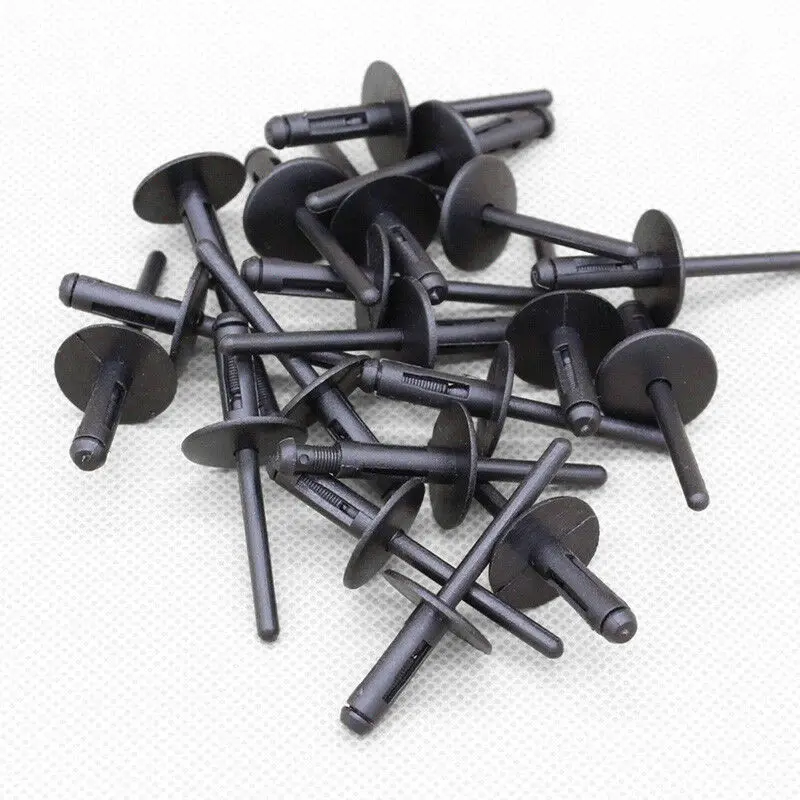40pcs Car Rivets Black Plastic Expansion Blind Rivets Wheel Arches Fastener 6mm For BMW For Bumper, Door Fit For Allround
40pcs Car Rivets Black Plastic Expansion Blind Rivets Wheel Arches Fastener 6mm For BMW For Bumper, Door Fit For Allround