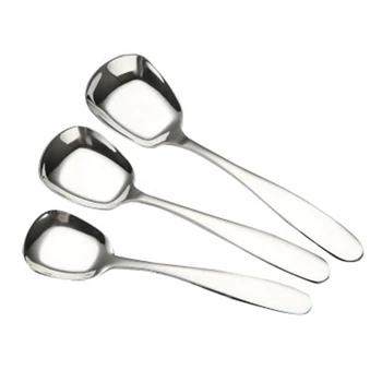 3 Piece Set Style Thick Heavy Weight Stainless Steel Soup Spoons Table Spoons Dinner Spoons Rice Spoons Flat
3 Piece Set Style Thick Heavy Weight Stainless Steel Soup Spoons Table Spoons Dinner Spoons Rice Spoons Flat