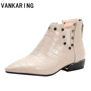 2020 punk style ankle boots for women PU leather fashion rivet low heel shoes women motorcycle boots autumn women martin boots 
2020 punk style ankle boots for women PU leather fashion rivet low heel shoes women motorcycle boots autumn women martin boots