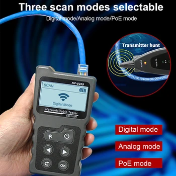 LCD Network Cable Tester Multi-functional Wire Tracker PoE Checker Inline PoE Voltage Current Tester Cable Illuminate Function
LCD Network Cable Tester Multi-functional Wire Tracker PoE Checker Inline PoE Voltage Current Tester Cable Illuminate Function
