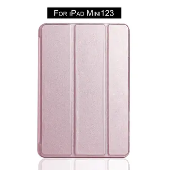 Shockproof PU Leather Silicone Soft Cover Case Solid Color Smart Stand Tablets Protective Case Suitable for iPad Mini 1/2/3
Shockproof PU Leather Silicone Soft Cover Case Solid Color Smart Stand Tablets Protective Case Suitable for iPad Mini 1/2/3