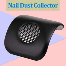 Machine forte de collecteur de poussière d'ongle 23w 2700 t/mn aspirateur d'aspiration de manucure 1 outil d'art d'ongle de ventilateur pour la poussière de nettoyage de Salon d'ongle(China)