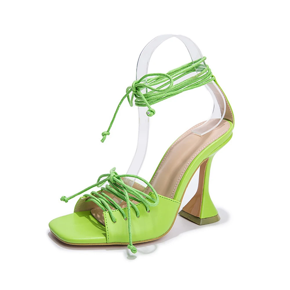 2020 Women Sandals High Heels Big Size Fashion New Summer Sexy Dress Shoes Green Lace Up Sandals Heels
2020 Women Sandals High Heels Big Size Fashion New Summer Sexy Dress Shoes Green Lace Up Sandals Heels