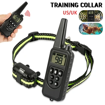 Electric Dog Training Collar with LCD Display Pet Remote Control Waterproof Rechargeable Collars for Shock Vibration Sound
Electric Dog Training Collar with LCD Display Pet Remote Control Waterproof Rechargeable Collars for Shock Vibration Sound