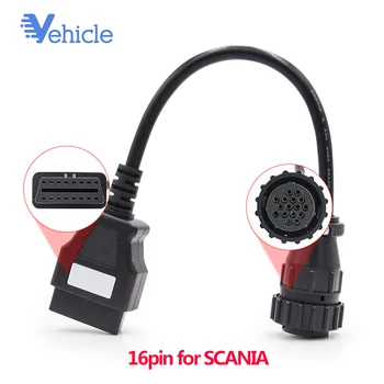 16pin for SCANIA to OBD2 16pin to connect compatible TCS Diagnostic tools Car tool car diagnostic equipment
16pin for SCANIA to OBD2 16pin to connect compatible TCS Diagnostic tools Car tool car diagnostic equipment