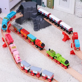 Wooden Train Magnetic Connector Compatible with Brio Wooden Train Track Toys
Wooden Train Magnetic Connector Compatible with Brio Wooden Train Track Toys