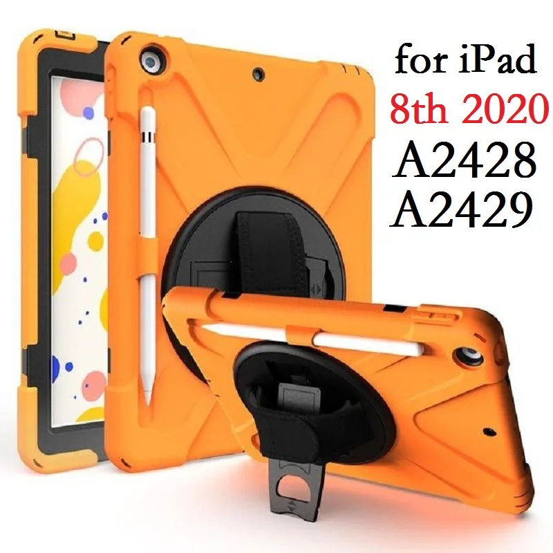 High Duty Coque for iPad 8th 10.2 2020 Case 360 Rotation Hand Strap A2428 A2429 Cover for iPad 8th 10.2 2020 Shockproof Cover
High Duty Coque for iPad 8th 10.2 2020 Case 360 Rotation Hand Strap A2428 A2429 Cover for iPad 8th 10.2 2020 Shockproof Cover