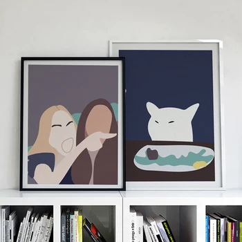Modern Cartoon Posters And Prints Cute Cat Eat Food Canvas Painting Wall Pictures For Living Room Bedroom Cuadros Home Decor 
Modern Cartoon Posters And Prints Cute Cat Eat Food Canvas Painting Wall Pictures For Living Room Bedroom Cuadros Home Decor