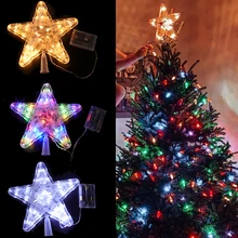 1Set 9inch Star Shape Christmas Tree Topper Lights LED Light Up Star Xmas Tree Top Topper 2022 Merry Christmas Decoration Noel
1Set 9inch Star Shape Christmas Tree Topper Lights LED Light Up Star Xmas Tree Top Topper 2022 Merry Christmas Decoration Noel