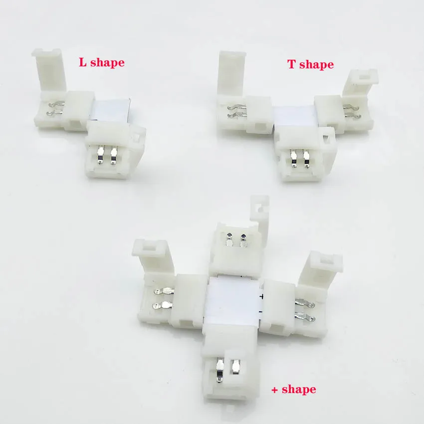 5pcs 2pin 8mmQuick Splitter corner Connector for RGB / single color LED Flexible Strip Light 5050 3528
5pcs 2pin 8mmQuick Splitter corner Connector for RGB / single color LED Flexible Strip Light 5050 3528