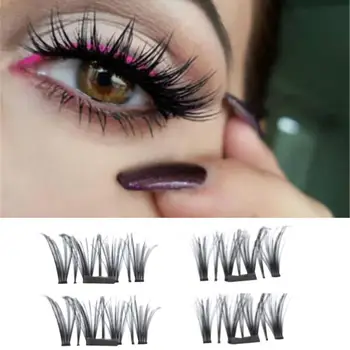 Magic 4pcs Ultra-thin 0.4mm Magnetic Eye Lashes 3D Reusable False Magnet Eyelashes 30p1213
Magic 4pcs Ultra-thin 0.4mm Magnetic Eye Lashes 3D Reusable False Magnet Eyelashes 30p1213