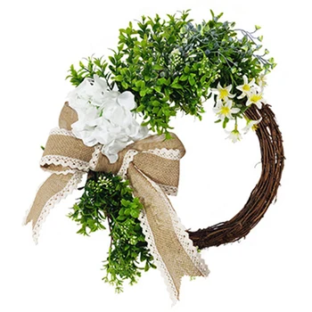 36/40cm Artificial Simulation Fake Flower Wreath Door Hanging Green Garland Wedding Christmas Halloween Hang Home Decor Cloth
36/40cm Artificial Simulation Fake Flower Wreath Door Hanging Green Garland Wedding Christmas Halloween Hang Home Decor Cloth