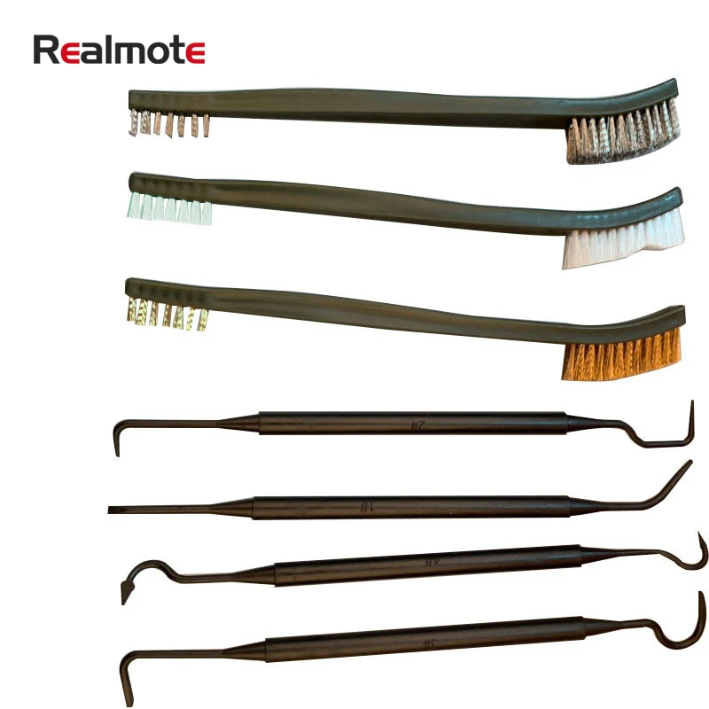 Realmote 7 Branch Both Head Nylon Tube Hook Group Set 4 +3 Hunting Class Polishing Copper Wire Brush
Realmote 7 Branch Both Head Nylon Tube Hook Group Set 4 +3 Hunting Class Polishing Copper Wire Brush