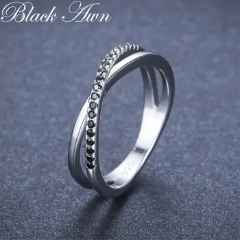 Casual 2g 925 Sterling Silver Fine Jewelry Trendy Engagement Bague Black Spinel Leaf Women's Wedding Ring Bijoux Femme GG009
Casual 2g 925 Sterling Silver Fine Jewelry Trendy Engagement Bague Black Spinel Leaf Women's Wedding Ring Bijoux Femme GG009