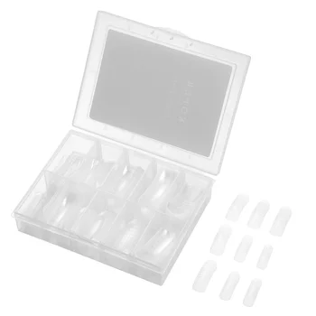 Lurrose 140 PCS Nail Tips Artificial False Fake Large Curved Nail Tips with Scale Rapid Extension Shaping Nail Art Supplies for
Lurrose 140 PCS Nail Tips Artificial False Fake Large Curved Nail Tips with Scale Rapid Extension Shaping Nail Art Supplies for