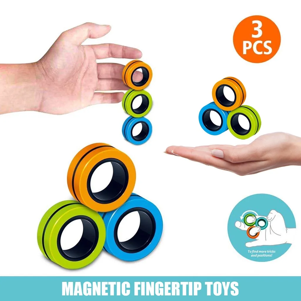 Mini Magnetic Ring Toy Colorful Durable Unzip Bracelet Magic Toy For Friends Gathering Festivals Performance Anti-stress Anxiety
Mini Magnetic Ring Toy Colorful Durable Unzip Bracelet Magic Toy For Friends Gathering Festivals Performance Anti-stress Anxiety