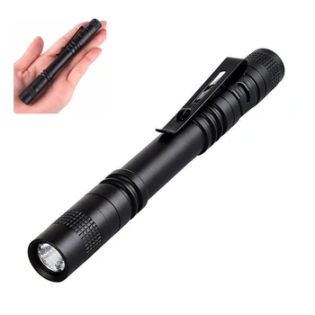 Aluminum Alloy 2 AAA Battery Pen Light Mini Portable LED Flashlight 250 lumens 1 Switch Mode LED Flashlight For Walking Hiking
Aluminum Alloy 2 AAA Battery Pen Light Mini Portable LED Flashlight 250 lumens 1 Switch Mode LED Flashlight For Walking Hiking