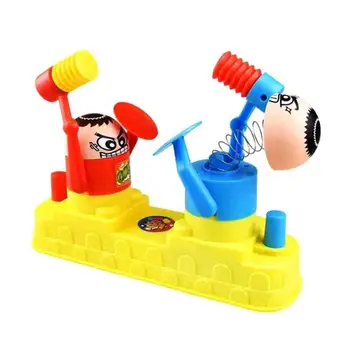 Double Battle Table Board Games For Children Parent-child Interaction Desktop Game Hammer Robot Stress Relief Family Toys