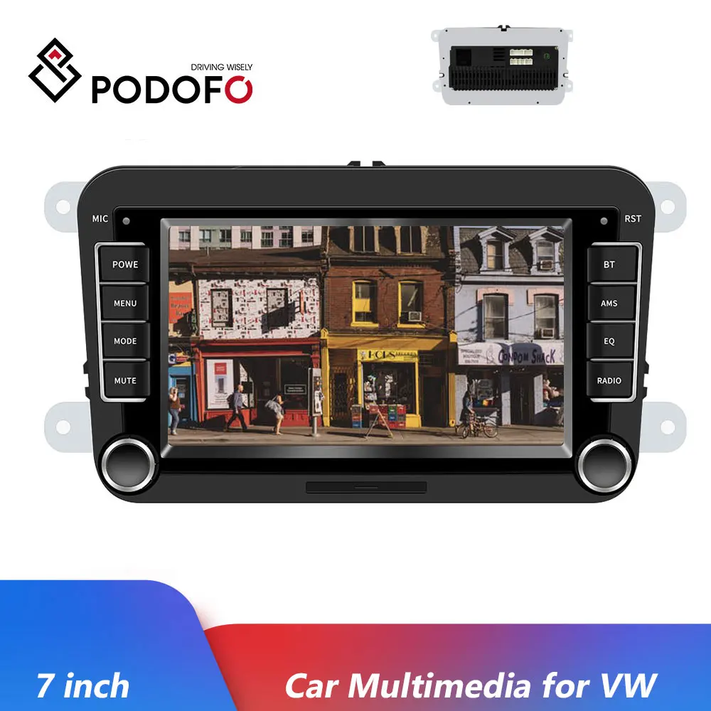 Podofo Car Multimedia Player 7'' For VW Android Mirror Link Car Radios Bluetooth Mp5 Audio Player Audio Stereo 2DIN Radio Coche
Podofo Car Multimedia Player 7'' For VW Android Mirror Link Car Radios Bluetooth Mp5 Audio Player Audio Stereo 2DIN Radio Coche