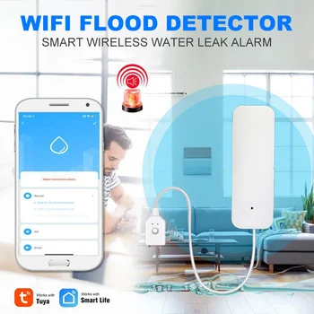 High Quality WIFI Waterproof Smart Leakage Detector Water Leak Sensor Overflow Alarm Security System Household
High Quality WIFI Waterproof Smart Leakage Detector Water Leak Sensor Overflow Alarm Security System Household